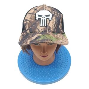 Marvel Punisher‎ Hat Camo Trucker Cap OSFM Snapback One Size Fits Most